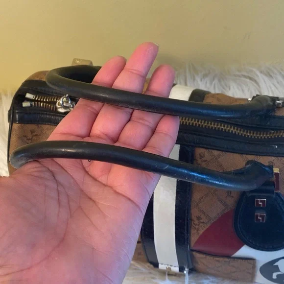 L.A.M.B. Gwen Stefani Bullseye Satchel Y2K Vintage - Picture 3 of 11